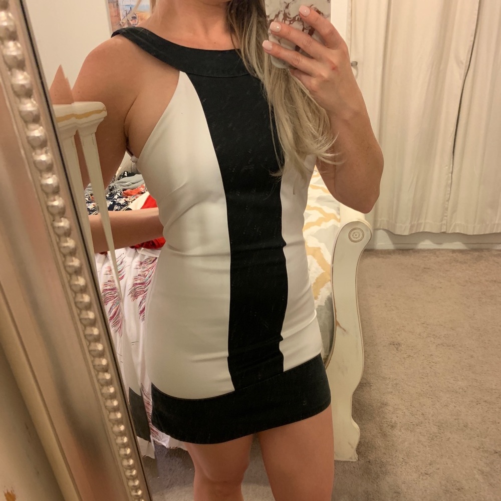 Retro Style Mini Dress